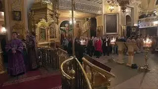 Архиерейский смешанный хор Свято-Успенского Псково-Печерского монастыря. Видеозапись Богослужения.