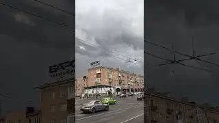 Штормовое небо над Омском