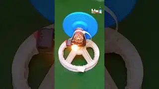 Motor producing DC volts | short video #shoot
