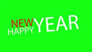 Wish Happy New Year 2021 Green screen effects 4k Video