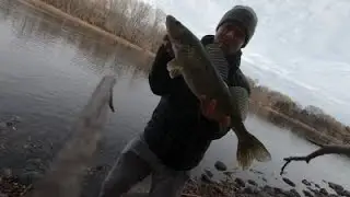 December Fishing Mississippi River Central MN