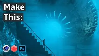 Make This Alien Abduction Scene - Cinema 4D, Redshift Tutorial
