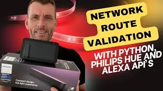 Cisco Pyats Network Validation using Phillips Hue and Alexa API's