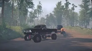 Spin Tires MudRunner Frog's 1st Gen Cummins Mod Release Trailer