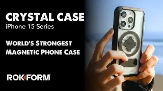 NEW for iPhone15 Series - Let Your Colors Show With a CRYSTAL Case from ROKFORM