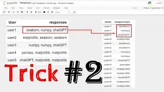 Explode in Pandas | List values to row values | Trick #2