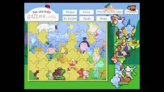 Ben and Holly Family Picnic Puzzle - Juegos de Ben and Holly