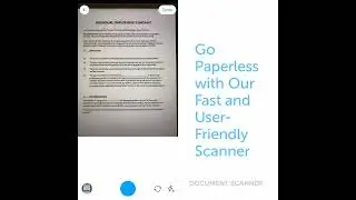 Document scanner - PDF & Word
