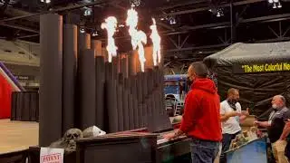 "Toccata in D minor (Bach) played on Fire Organ at Transworld Halloween Show