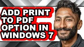 How to Add Print to Pdf Option in Windows 7 (full Guide)