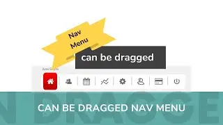 Can be Draggable Menu / Sürüklenebilir Menü