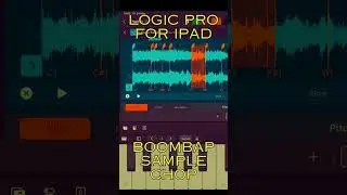 Logic Pro for Ipad 2 Boombap Sample Chop #hiphopproduction #LogicProForiPad #iPadBeatMaking #ipadpro