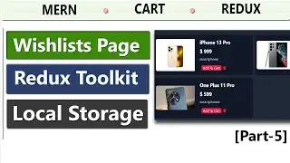 MERN Cart Project Part-5 | Add To Favorites & Remove Items | Redux Toolkit | Local Storage Save !🔥🔥