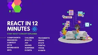 Every React Concept Explained in 12 Minutes