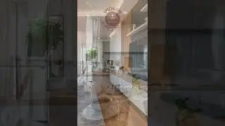 Kuchnia i salon w pięknym połączeniu
