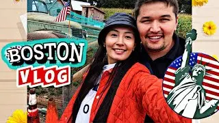 BOSTON VLOG! Америкадан алғашқы ВЛОГЫмыз!;)