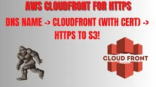 Create a CloudFront Distribution Allowing HTTPS for an S3 Hosted Website