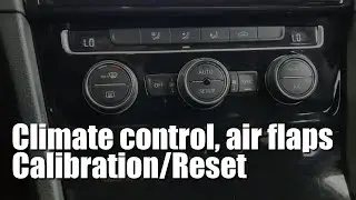 VW, Seat, Skoda Climate Control Calibration