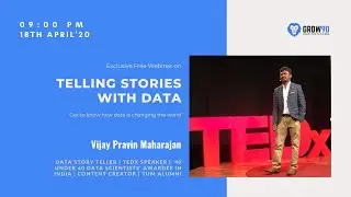 Online Free Webinar Trailer - Story Telling with Data - Vijay Pravin Maharajan