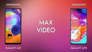 Samsung Galaxy A31 vs Samsung Galaxy A70 comparison