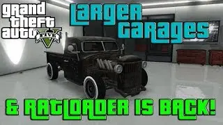 GTA V ONLINE: Multiple/Larger GARAGES a Possibility in the FUTURE+ PERSONAL RATLOADER IS COMING BACK