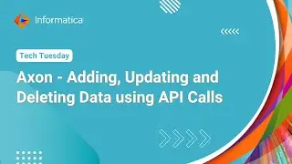 Axon - Adding, Updating and Deleting Data using API Calls