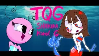 😱🧜‍♀️¡Pomni se vuelve una sirena! ||TQG de SHAKIRA y Karol G (Cover) ||Animation meme