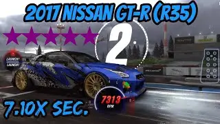 CSR2 | 2017 Nissan GT-R (R35) (Elite 35) | Tune & Shift Pattern | 7.10x Manual Launch