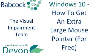 Windows 10: How To Get an Extra Large Mouse Pointer (For Free)