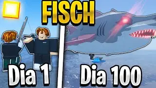 I SPENT 100 DAYS at FISCH in DUO with @ExploradorPreguicoso on ROBLOX!