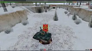 Играю в захват флага.Танки Онлайн