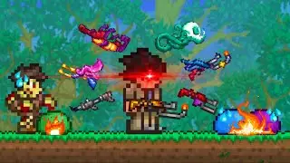 Terraria, But I Can Only Use Flamethrowers...