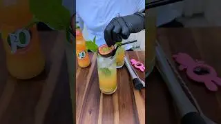 Orange and Passion fruit Mojito Mocktail 🍹 