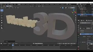 3D Text in Blender 2.8 quick tips tutorial for beginners 2020