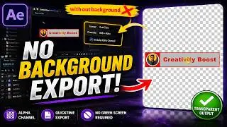 Export Transparent Background in After Effects (Easy Method)
