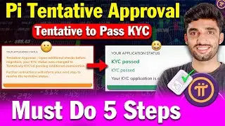 5 Steps to Pass Pi KYC✅ | Pi KYC Tentative Approval Solution | Pi Tentative KYC Problem | Pi KYC
