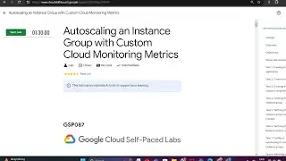 Autoscaling an Instance Group with Custom Cloud Monitoring Metrics || Base Camp lab