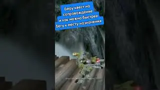 Когда взял тот самый квест на сопровождение