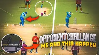 Opponent Challenge Me & Thrash Him Brutally All Over The Ground 😱🏏 Real Cricket 24