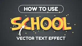 How to use | Vector text effect