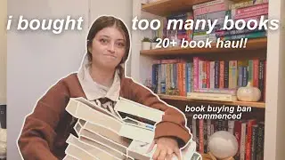 I AM GOING ON A BOOK BUYING BAN... massive book haul!📚🫣