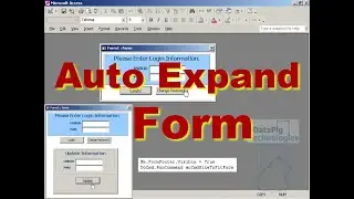 Automatically Expand or Contract an Access form to Show More or Less Controls ~ DataPig