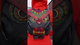 “Owl” Angelus paints on faux leather bag #shorts #originalpainting #artwork