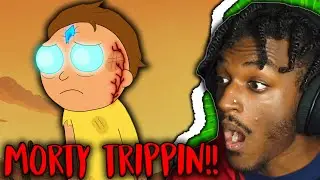 MORTY CAN SEE THE FUTURE!? | Rick and Morty Season 4 Episode 1-3 REACTION |