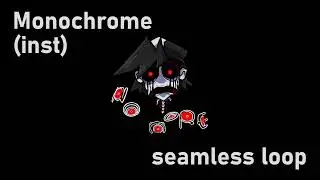 Monochrome instrumental extended 1 hour FNF Hypno's Lullaby V2
