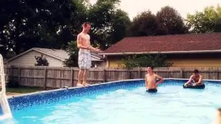 Slow Motion Pool Flips