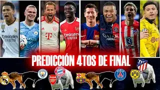 🏆 ¿MBAPPE se va a EMPINAR al BARCELONA? || PREDICCIÓN LLAVES CUARTOS DE FINAL CHAMPIONS 23/2024