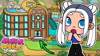 HOTEL WITH POOL AND SLIDES IN AVATAR WORLD 🏨 😱 NEW SECRETS and BUGS in AVATAR WORLD