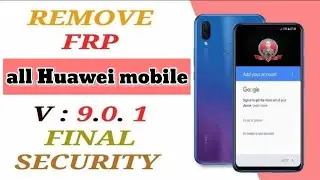 All Huawei 2019 Frp Bypass Google Account Unlock Device to Continue Solved 100%