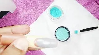 Como poner efectos a uñas acrílicas/#Facil y #Practico #Mexico